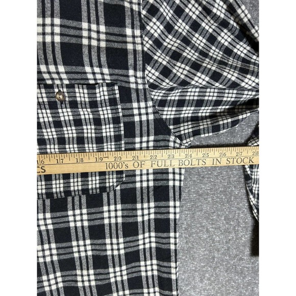 Eddie Bauer Bainbridge Flannel Long Sleeve‎ Button Down Shirt Mens Size Large - Picture 7 of 8